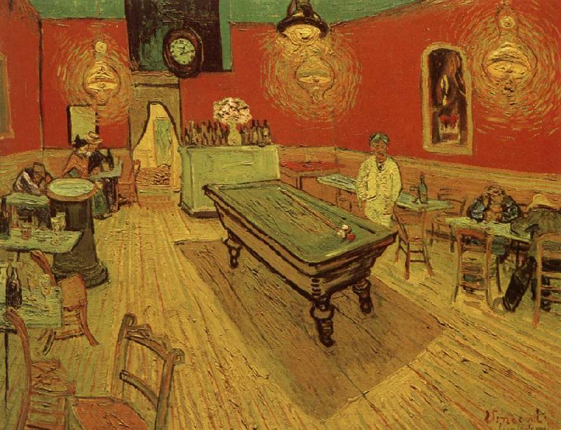 Vincent Van Gogh The night cafe Norge oil painting art